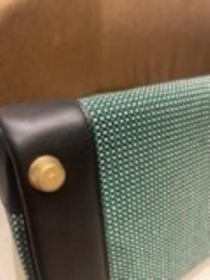 wholesale quality hermes birkin 25 swift green black toile quadrille ghw